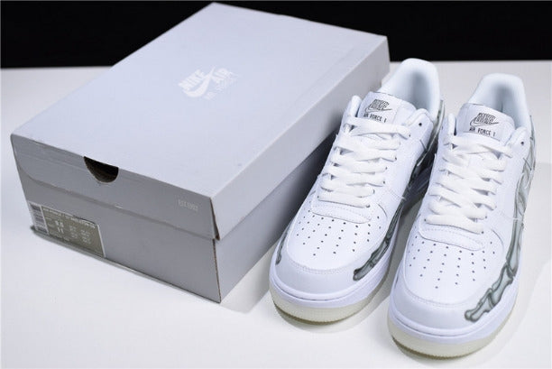 NikeAir Force 1 Low - Skeleton Halloween