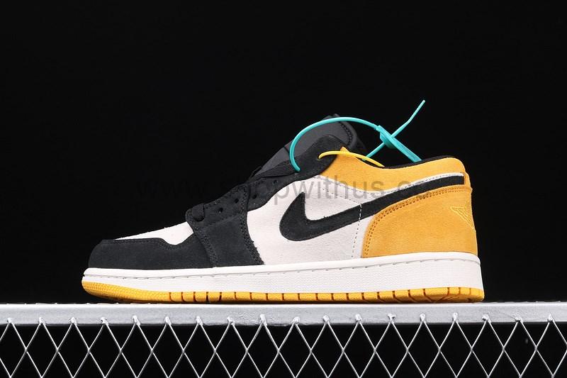 Air Jordan 1 AJ1 Low - Sail/University Gold