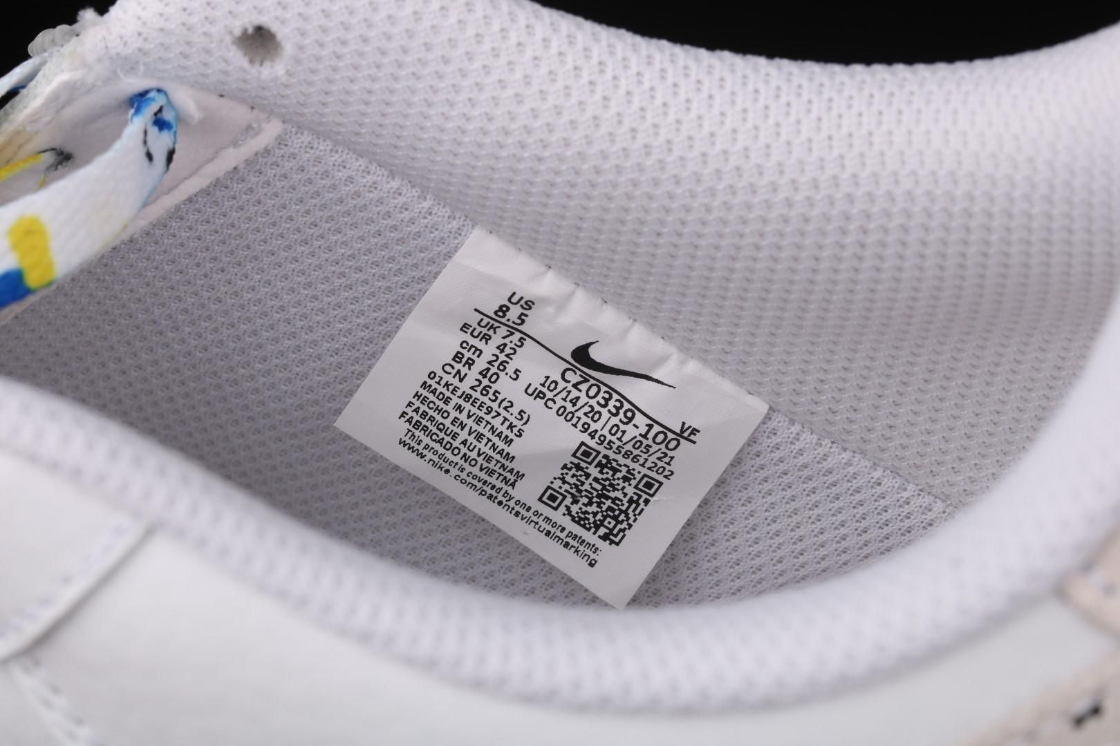 NikeUnisex  Air Force 1 AF1 Low '07 LV8 - Paint Splatter/White