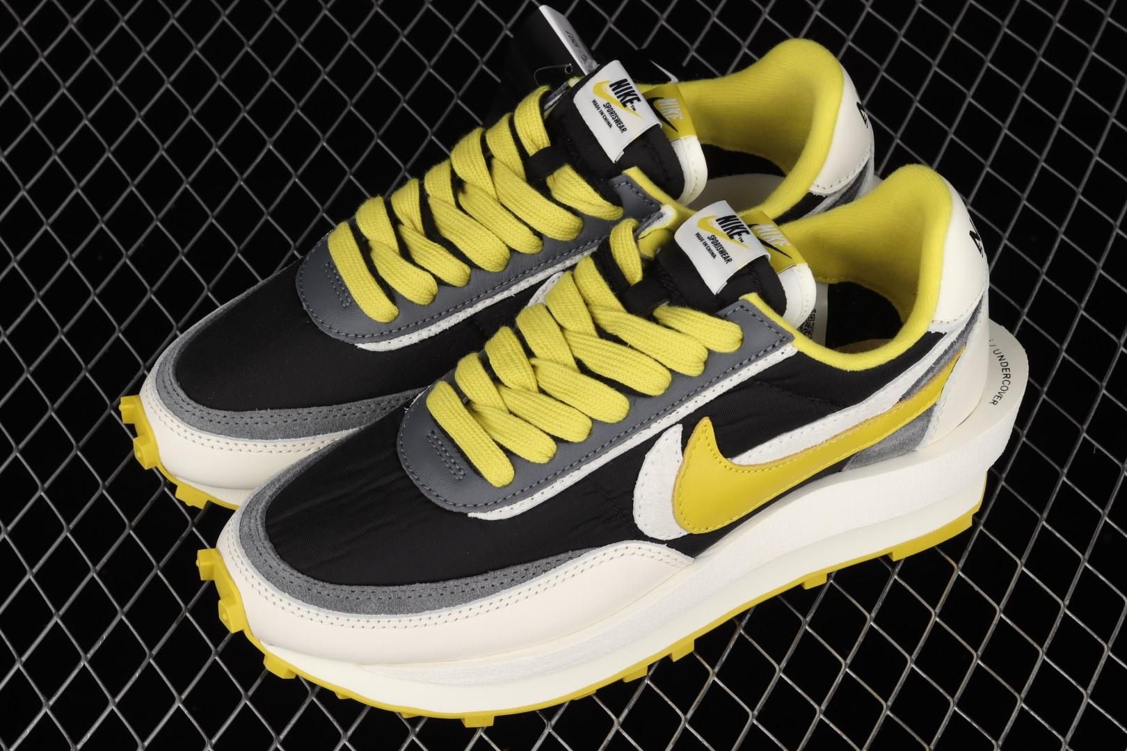 LDWaffle x sacai x UNDERCOVER - Black and Bright Citron