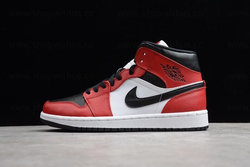Air Jordan 1 AJ1 Mid - Chicago Black Toe