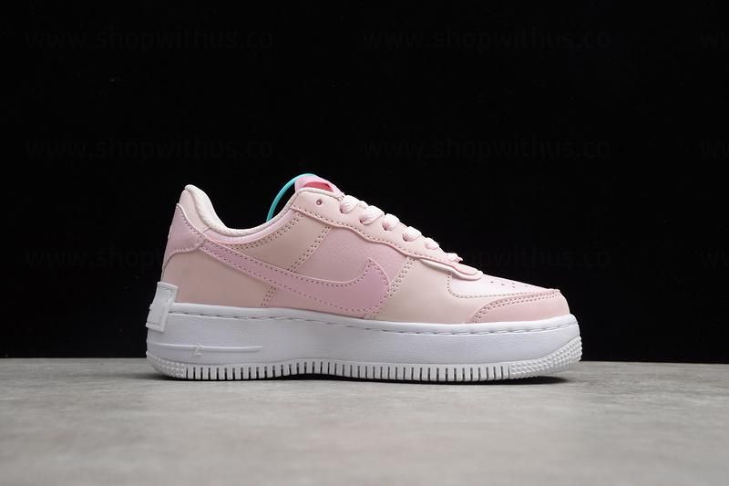 NikeUnisex Air Force 1 AF1 Shadow - Pink Foam
