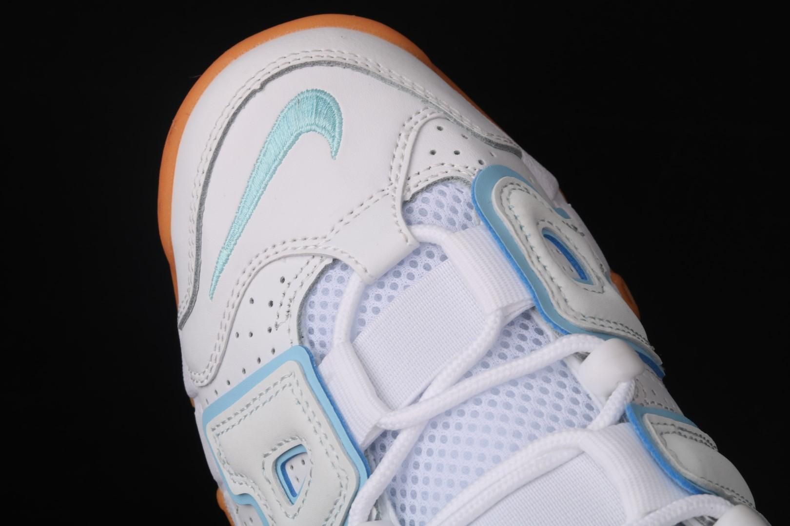 NikeUnisex Air More Uptempo - White Aqua Gum