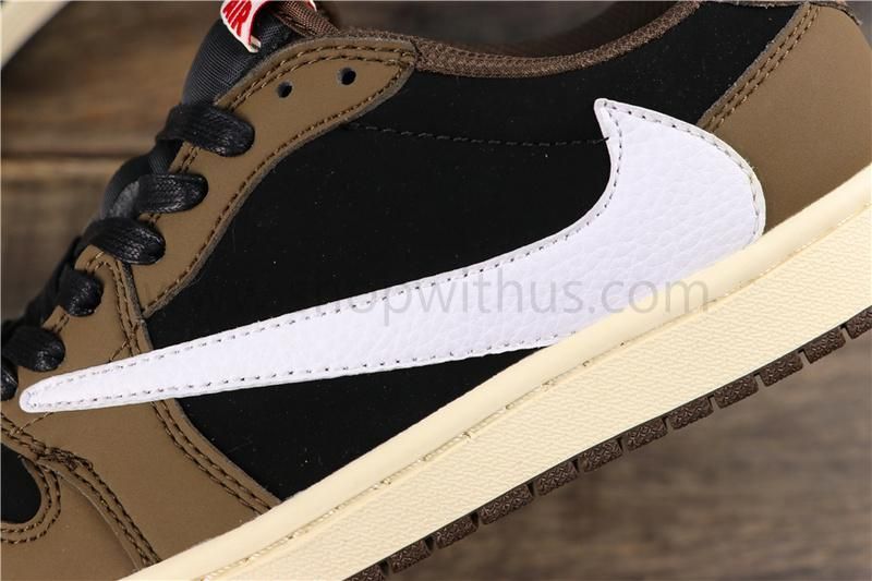 (Leather)Travis Scott x NikeAir Jordan 1 Low - Cactus Jack