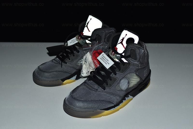 Off-White™ x Air Jordan 5 AJ5 - Black