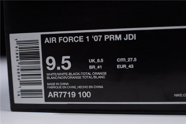 NikeUnisex Air Force 1 07 Just Do It Pack  - White