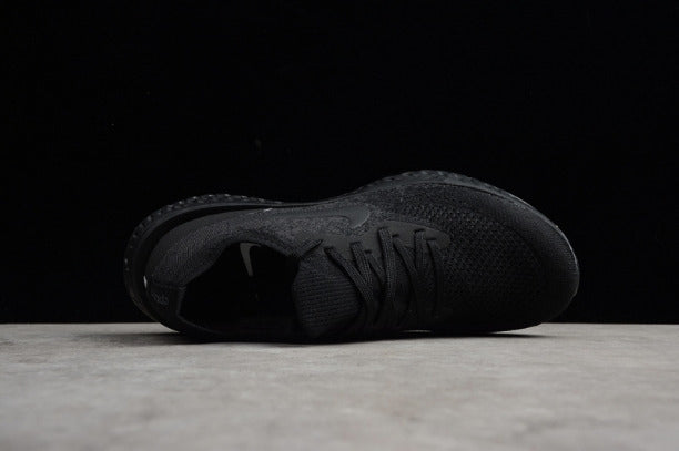 NikeUnisex Epic React Flyknit Running Shoes - Triple Black
