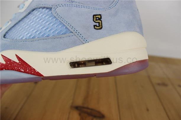 Air Jordan 5 Retro x Trophy Room- Ice Blue
