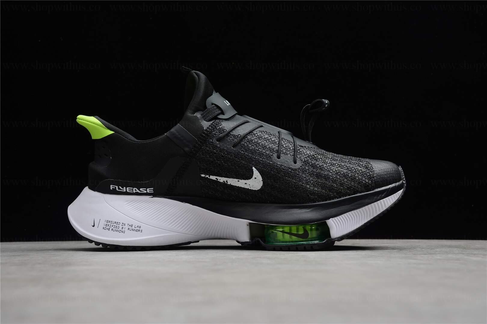 NikeZoom Tempo NEXT% Flyease - Black White Volt