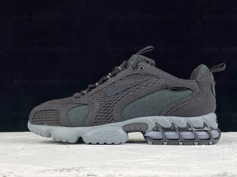 Stussy x NikeAir Zoom Spiridon Cage 2 - Black Ash