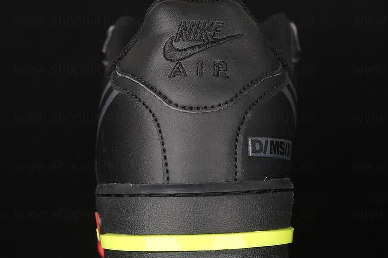 NikeAir Force 1 AF1 React - Black/Grey/Purple