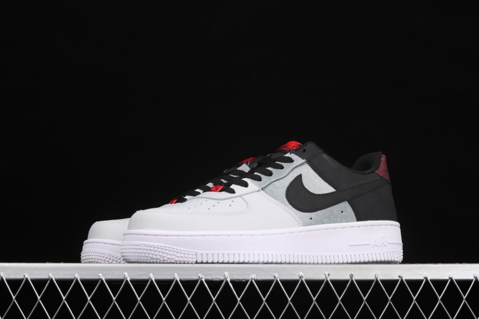 NikeUnisex Air Force 1 AF1 Low - Black Smoke Grey