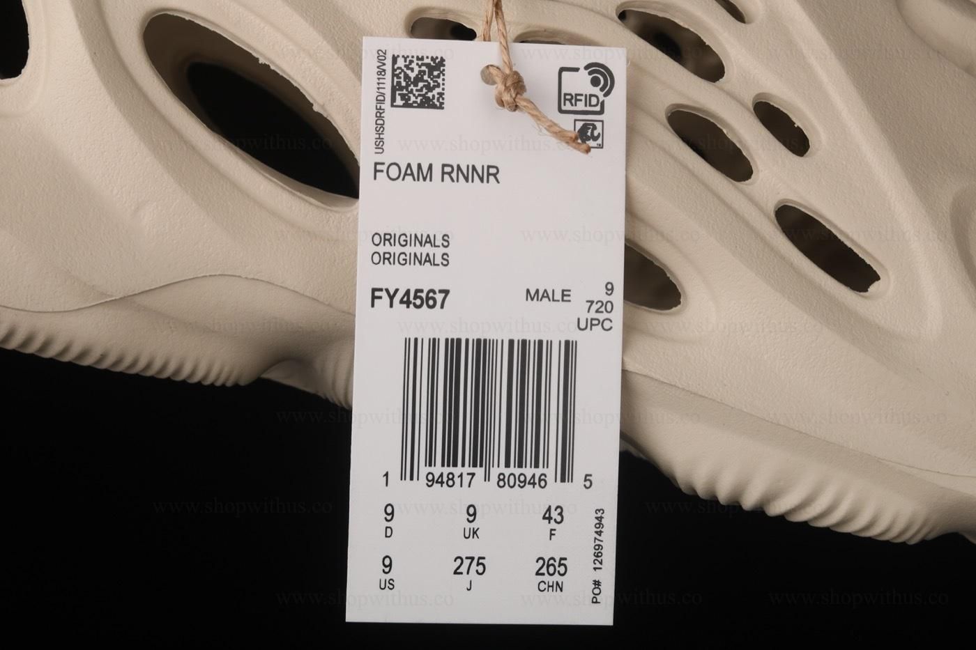 adidasUnisex Yeezy Foam RNNR - Sand