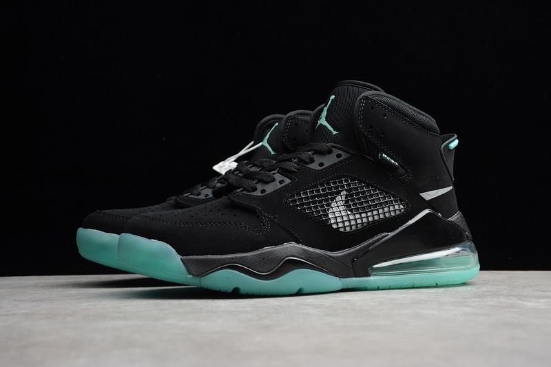 Jordan Mars 270 - Black/Green Glow