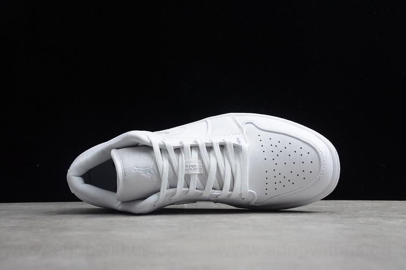 Air Jordan 1 AJ1 Low - Triple White