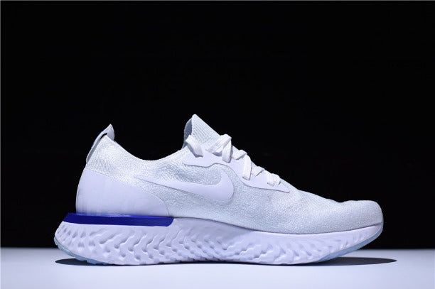 NikeUnisex Epic React Flyknit Running Shoes - Fusion White