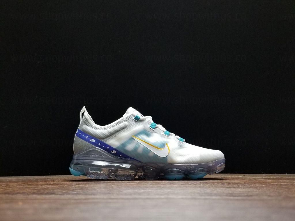 NikeAir VaporMax 2019 - White University/Gold Wolf Grey