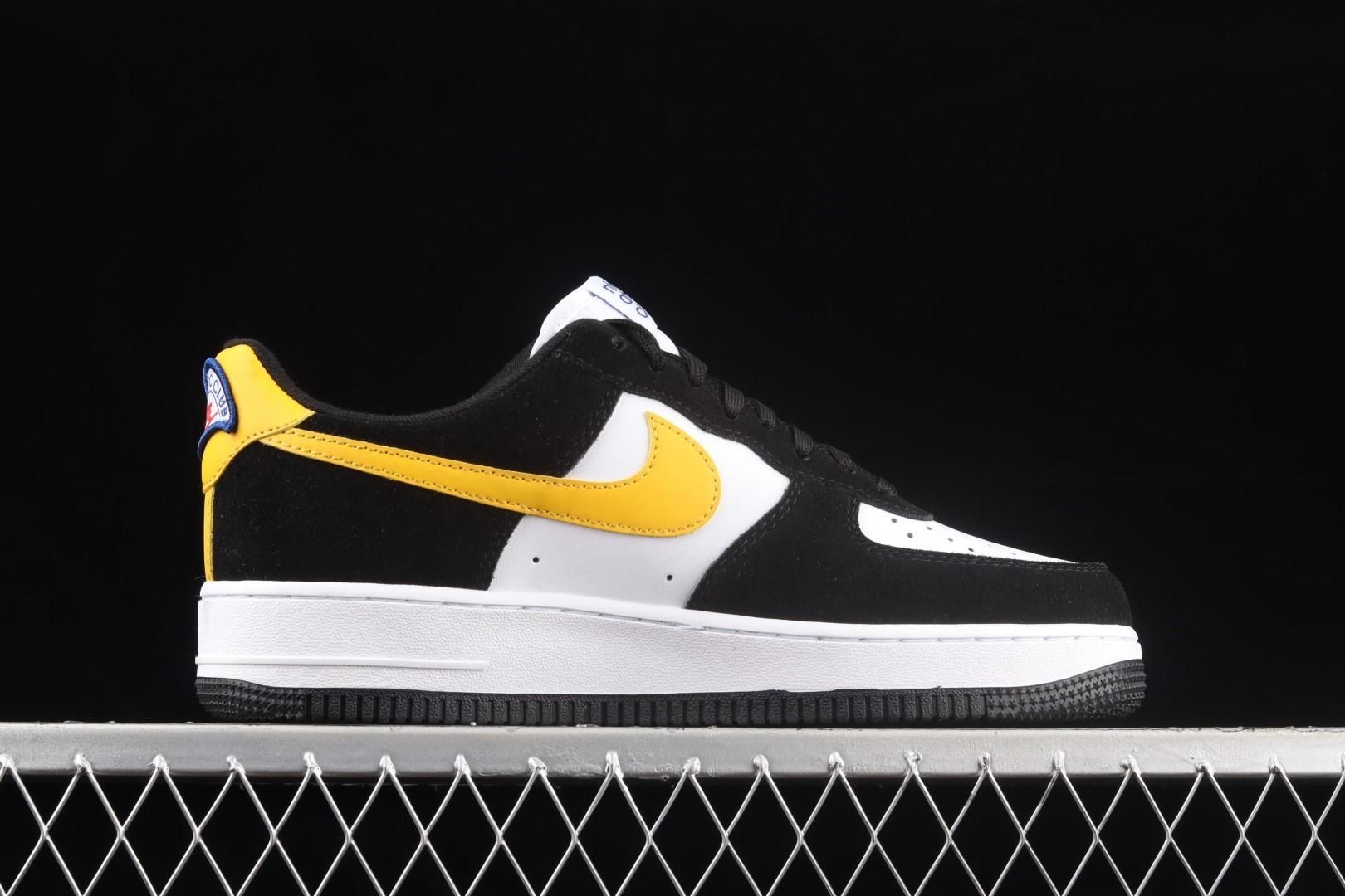 NikeUnisex Air Force 1 AF1 Low  LV8 - Athletic Club Black/University Gold