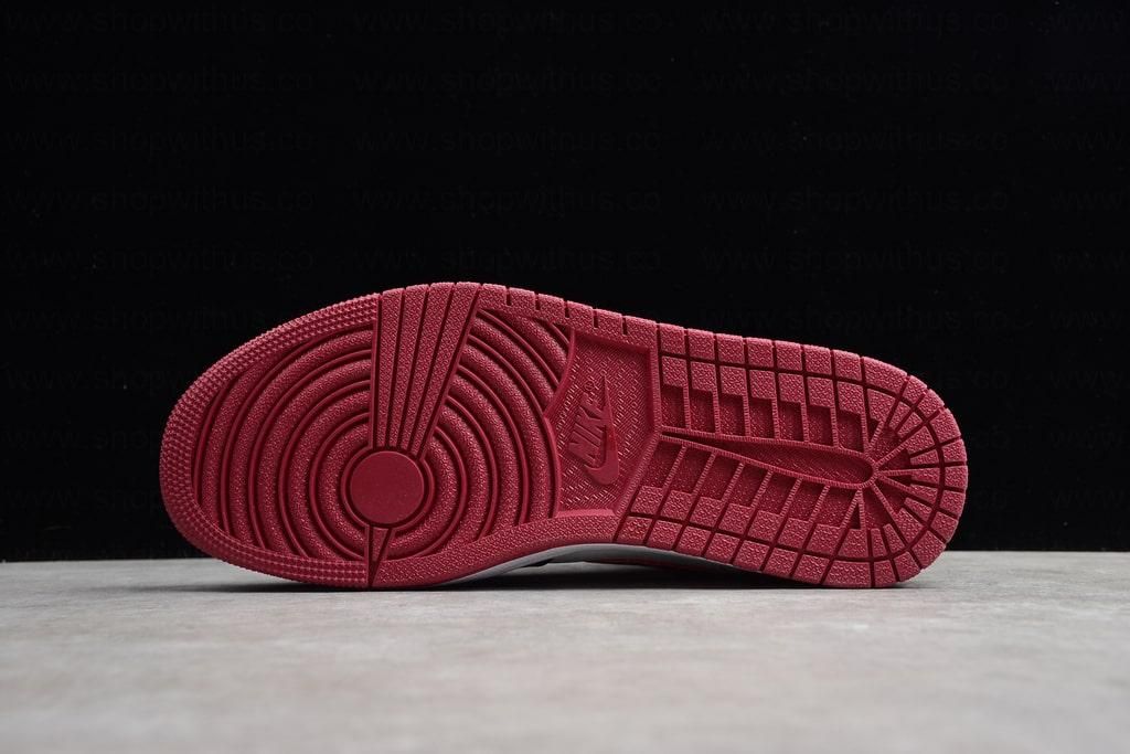 Air Jordan 1 AJ1 Mid - Black Dark Beetroot