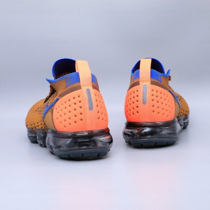 NikeAir VaporMax Flyknit 2 - Golden Beige/Racer Blue