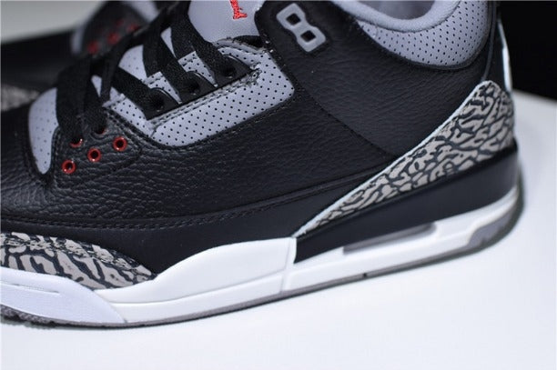 NikeUnisex Air Jordan 3 AJ3 Retro - Black Cement
