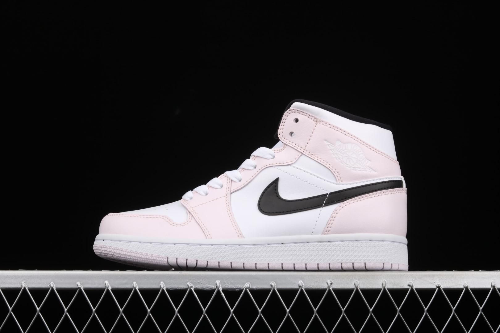 WMNS Air Jordan 1 AJ1 Mid - Barely Rose