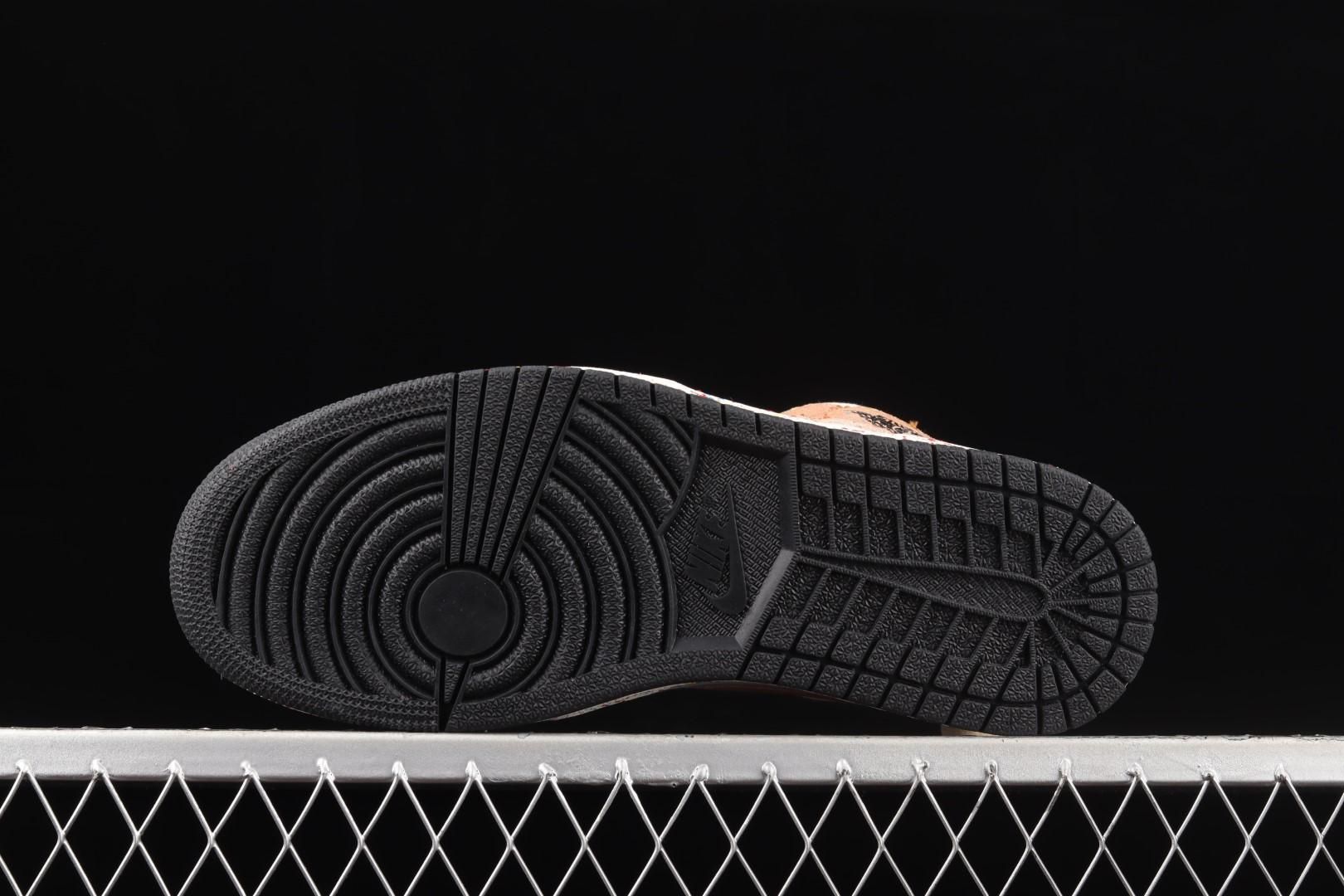 Air Jordan 1 AJ1 Mid - Brushstroke
