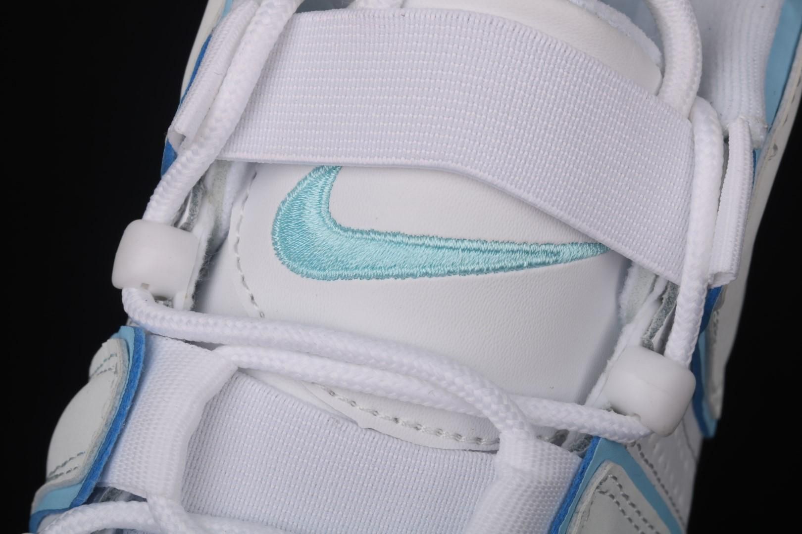 NikeUnisex Air More Uptempo - White Aqua Gum