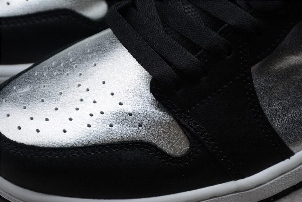 Air Jordan 1 AJ1 Retro Low - Silver Toe