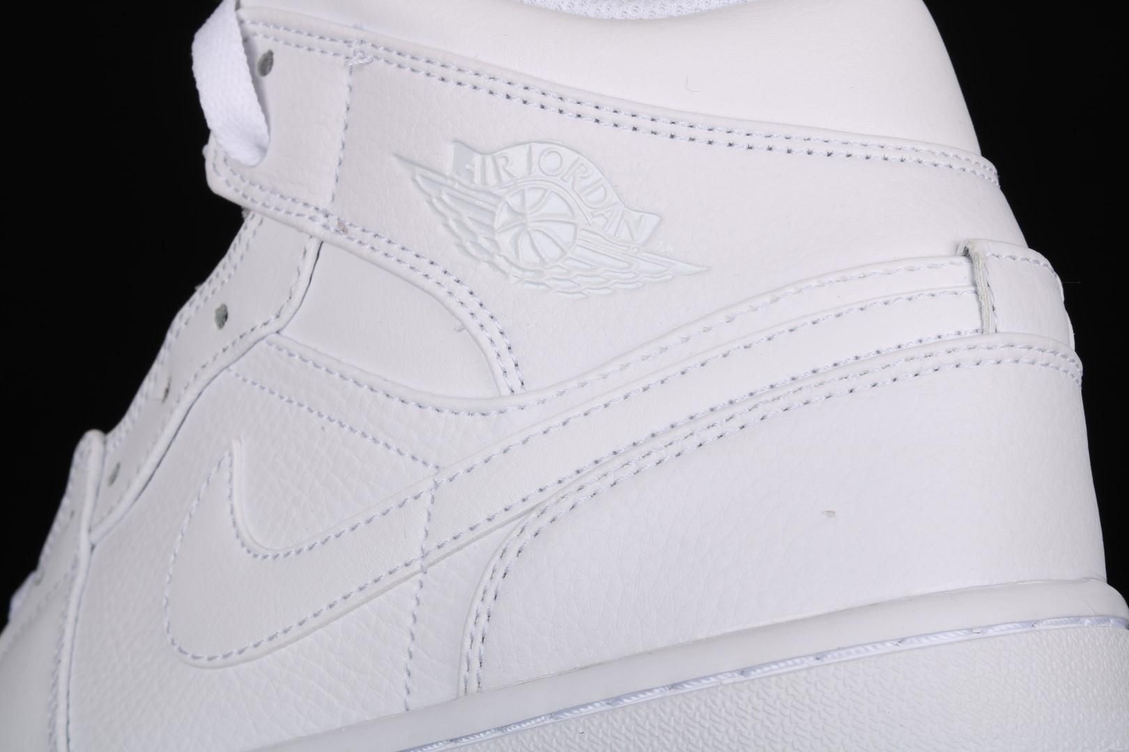 Air Jordan 1 AJ1 Mid - White/Cool Grey