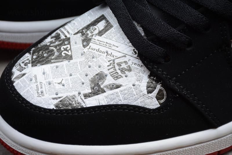 Air Jordan 1 AJ1 Mid SE Newspaper - Air Times