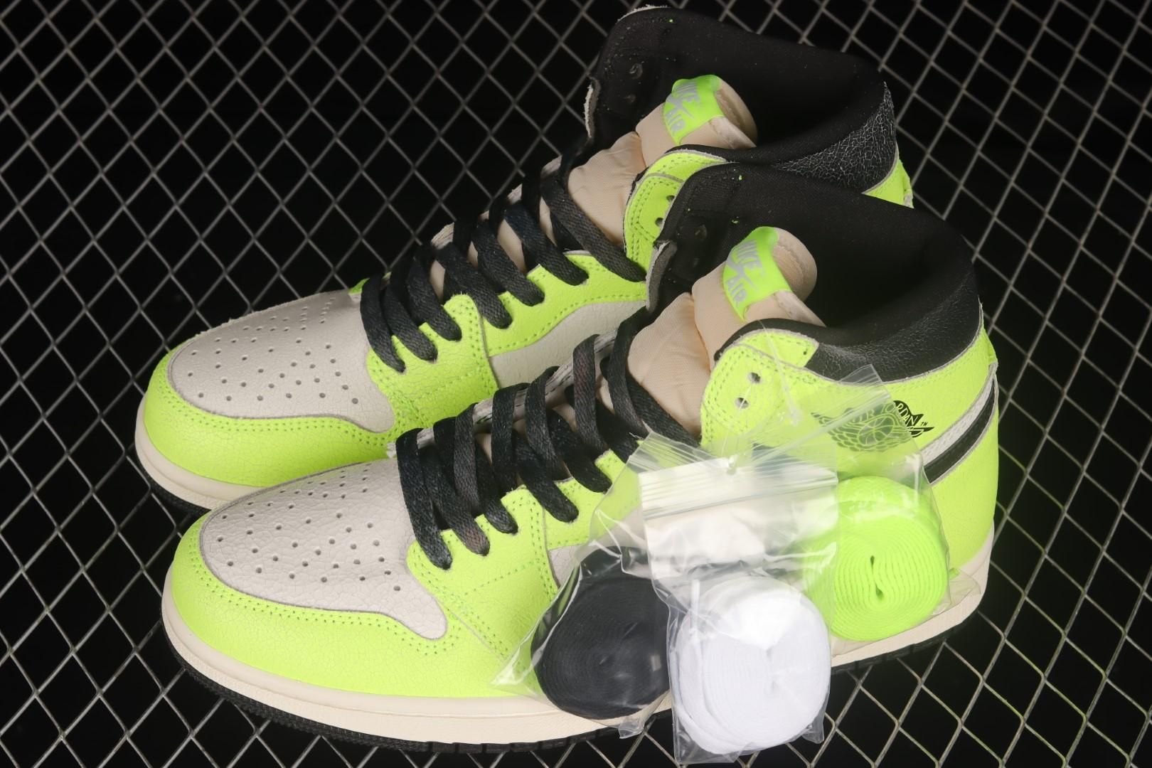 Air Jordan 1 AJ1 High - Visionare Volt-Black