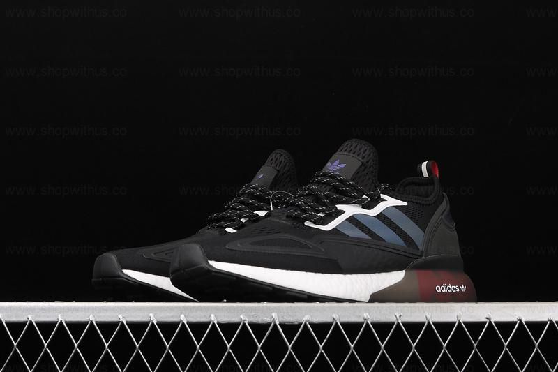 adidasMen's ZX 2K Boost - Black Iridescent