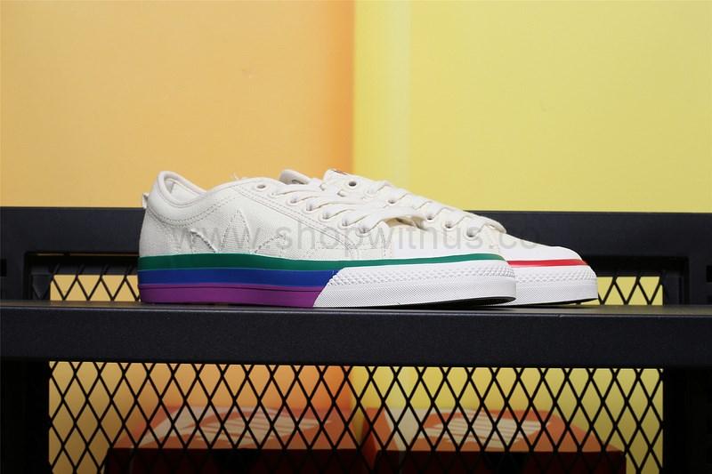 adidasOriginals Nizza Pride - Off White