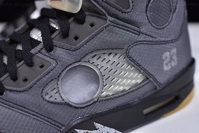 Off-White™ x Air Jordan 5 AJ5 - Black