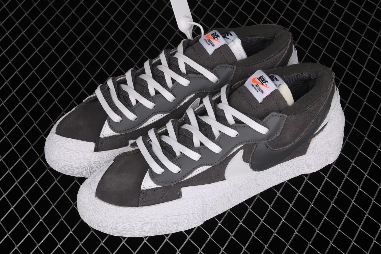 NikeUnisex Blazer Low x sacai - Iron Grey