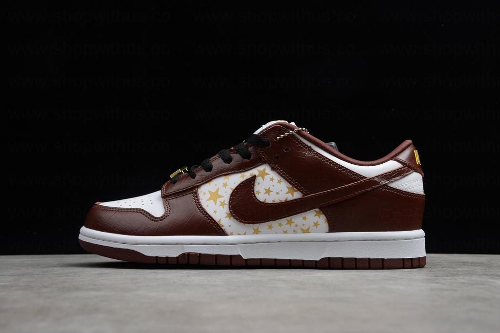 Supreme x NikeSB Dunk Low - Barkroot Brown