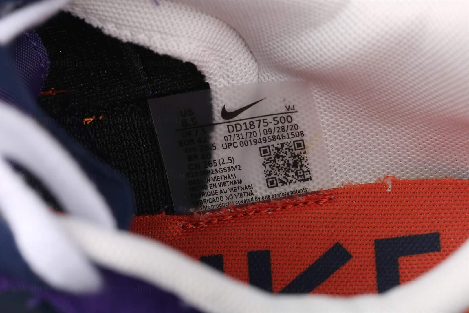 Sacai x NikeMen's Vaporwaffle - Dark Iris