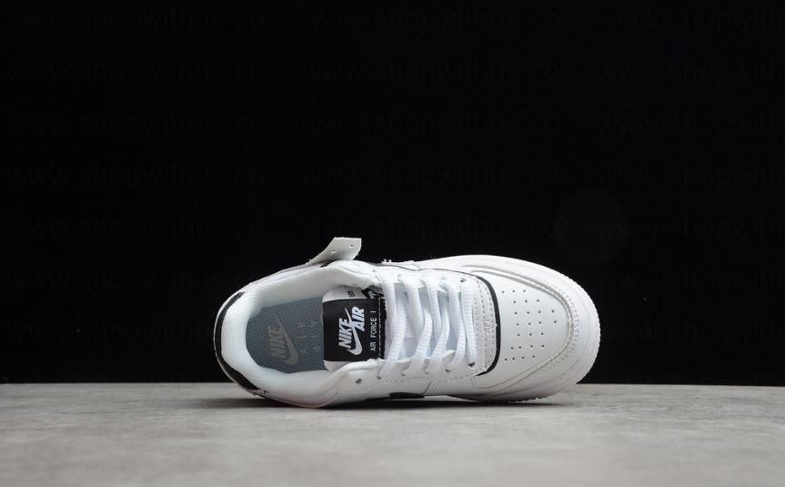 Unisex NikeAir Force 1 AF1 Shadow - T Blanc/Noir