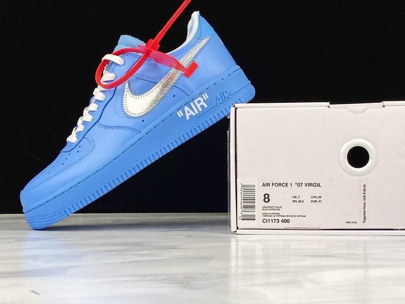 NikeMens Off-White x Air Force 1 AF1 Low '07 - MCA