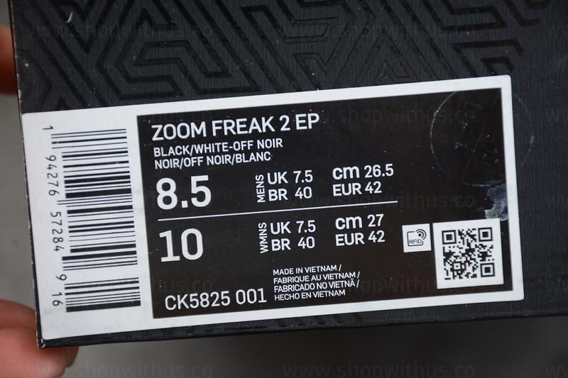 NikeMen's Zoom Freak 2 EP - Black/White