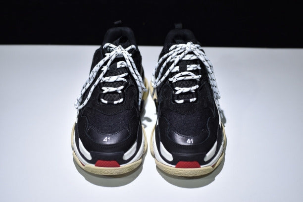 BalenciagaUnisex Vintage Triple S Trainers - Black/White/Red
