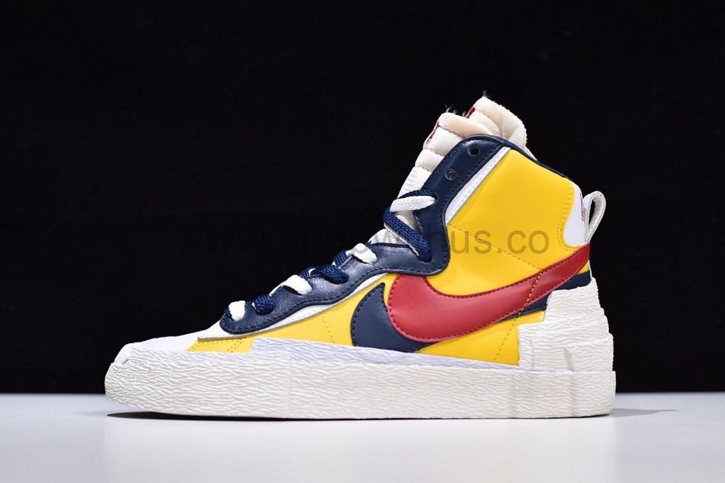 Sacai x NikeMen's Blazer Mid - Snow Beach