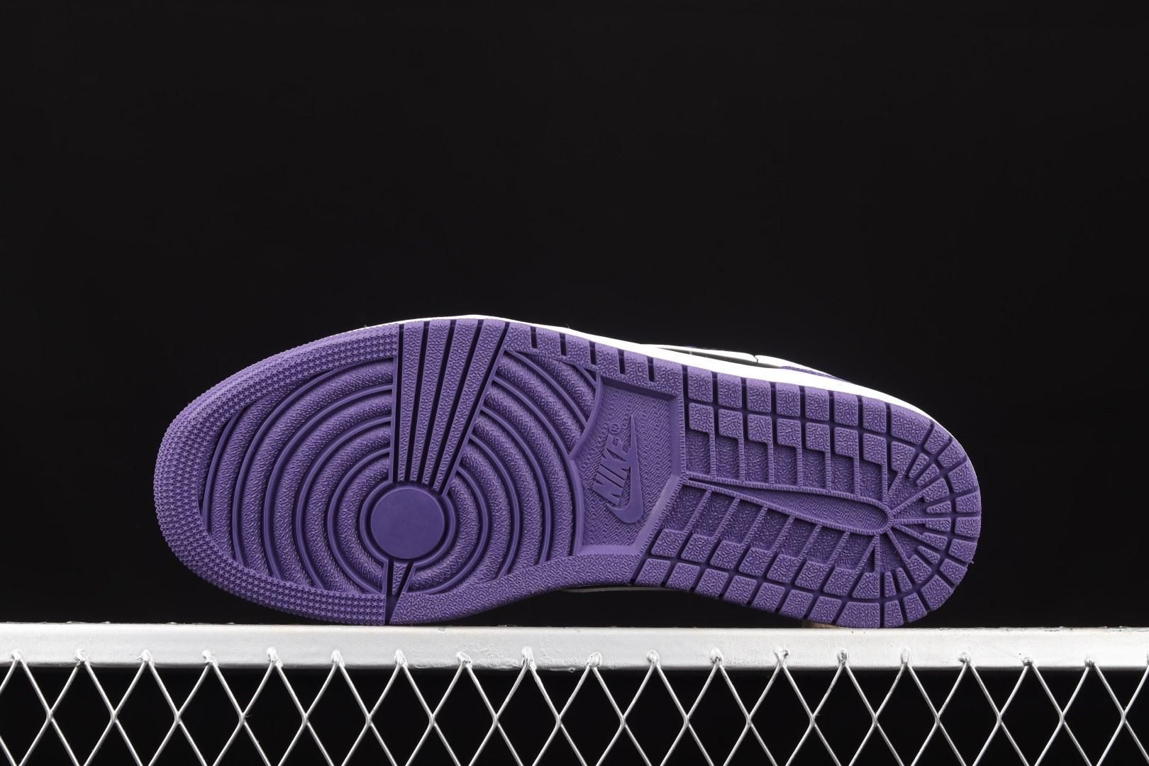 Air Jordan 1 AJ1 Low - Court Purple/Black