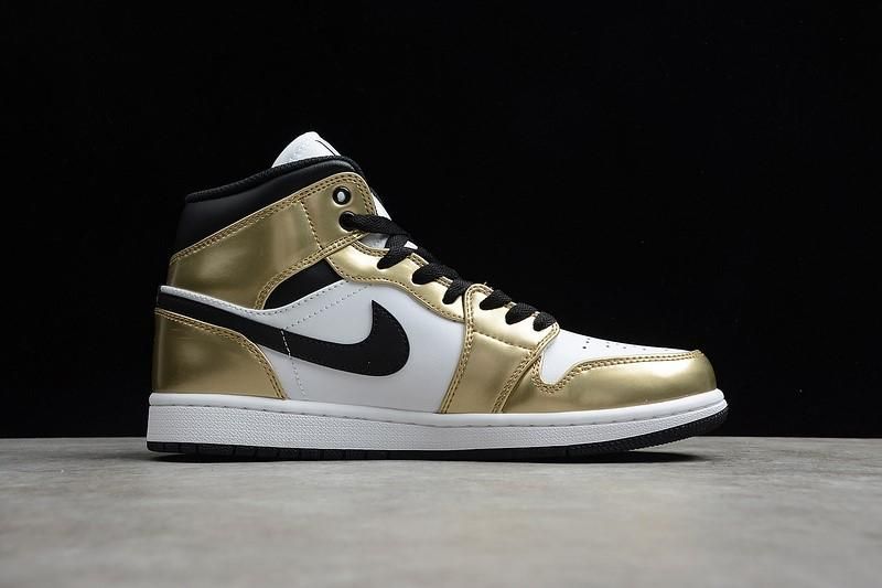 Air Jordan 1 AJ1 Mid - Metallic Gold