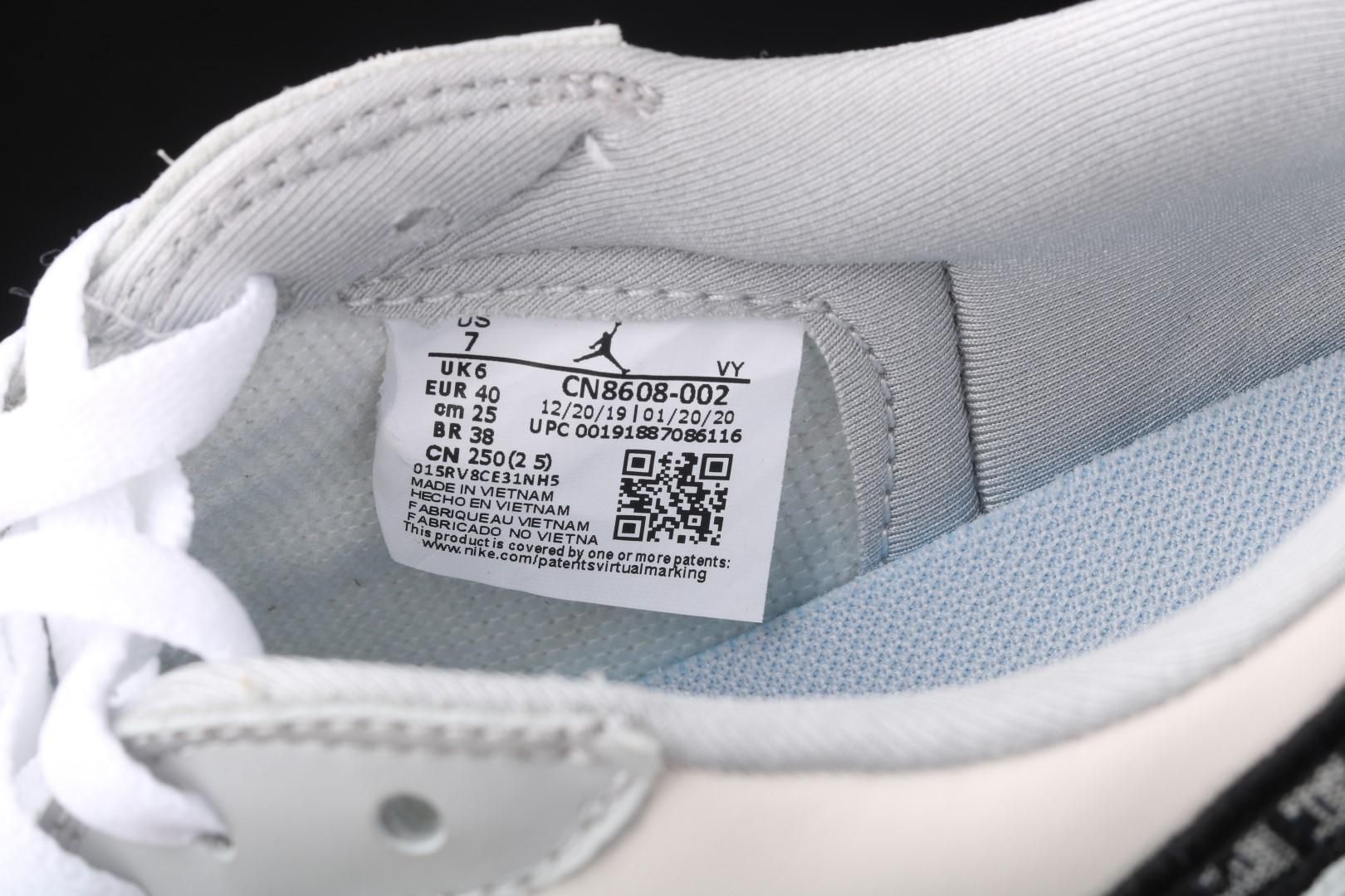 DI0R x Air Jordan 1 AJ1 Retro Low - Grey