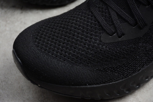 NikeUnisex Epic React Flyknit Running Shoes - Triple Black
