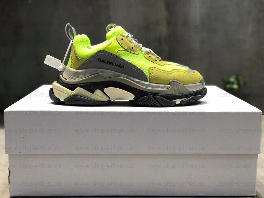 BalenciagaTriple S - Neon Yellow