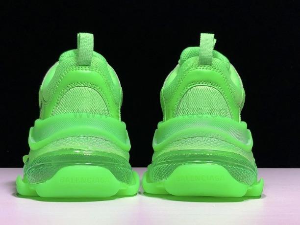 BalenciagaMen's Triple S Clear Sole - Neon Green