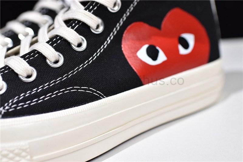 Comme des Garcons Play x Converse Chuck Taylor All-Star 70s Hi - Black